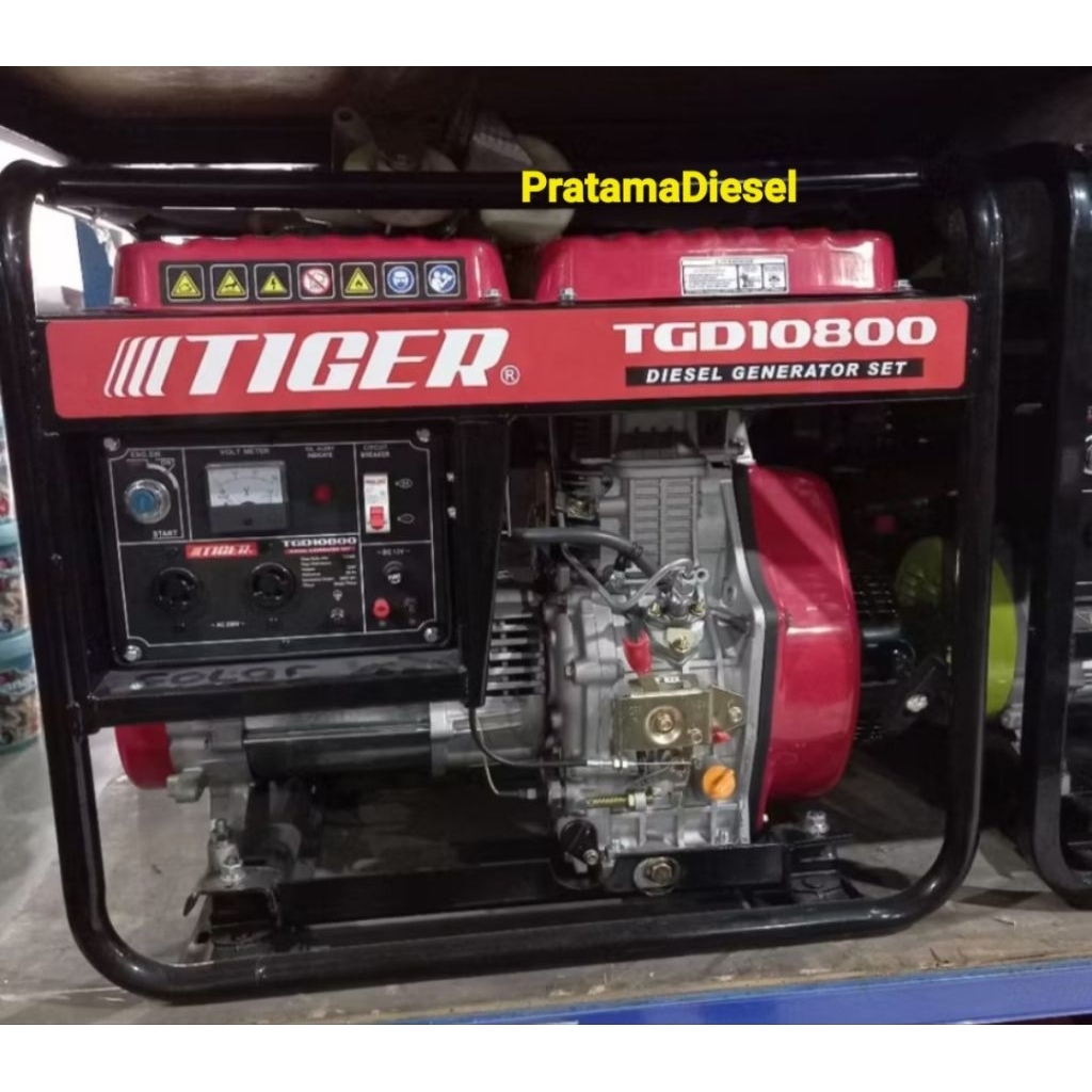 Genset Diesel Solar TIGER TGD10800 7000watt Diesel Generator Set