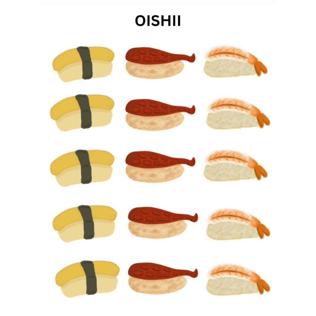 Sushii Sticker Oishii