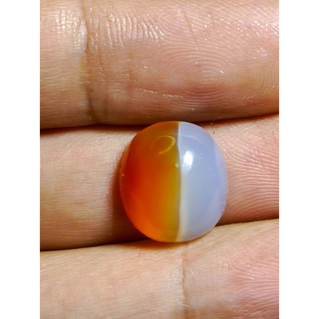 Batu akik Cempaka merah putih TopHQ