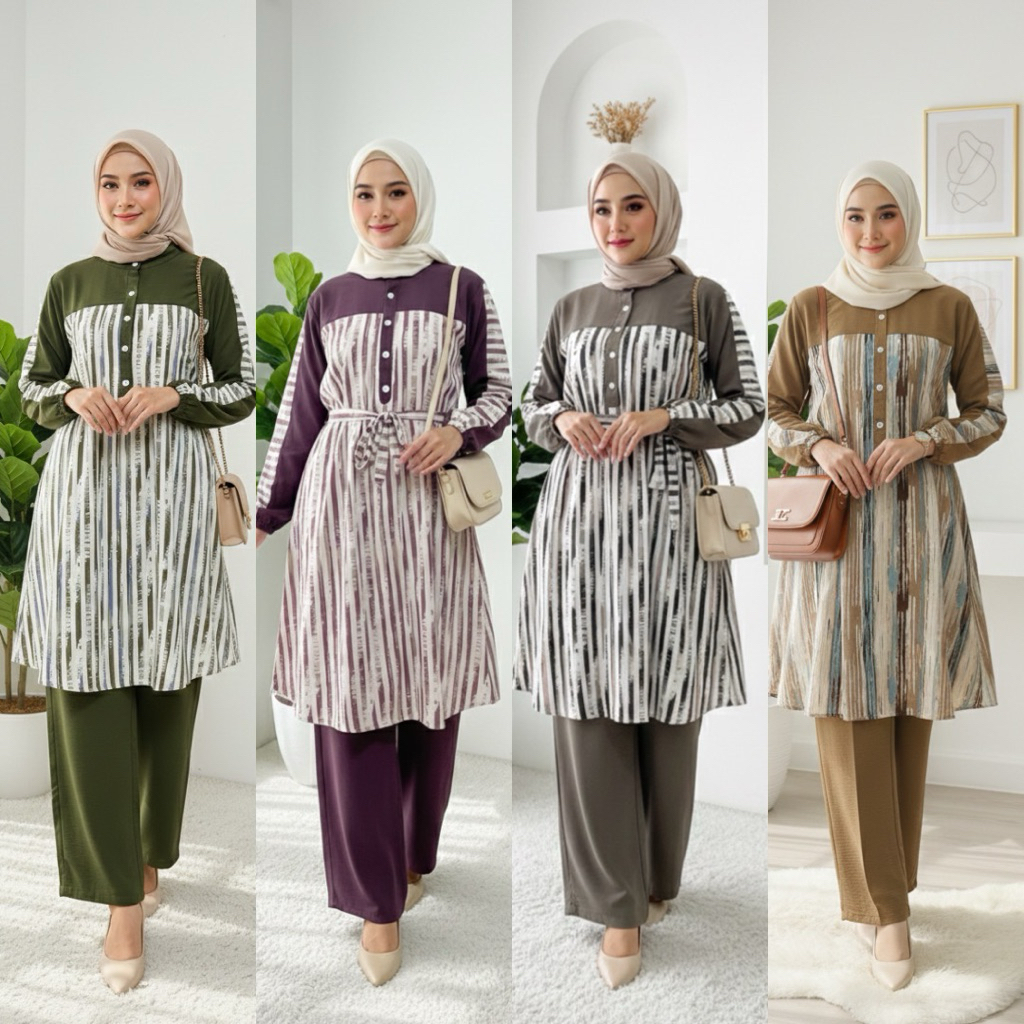 sch_ oneset crinkle jumbo premium super mewah | oneset jumbo terbaru | setelan celana jumbo| tunik d