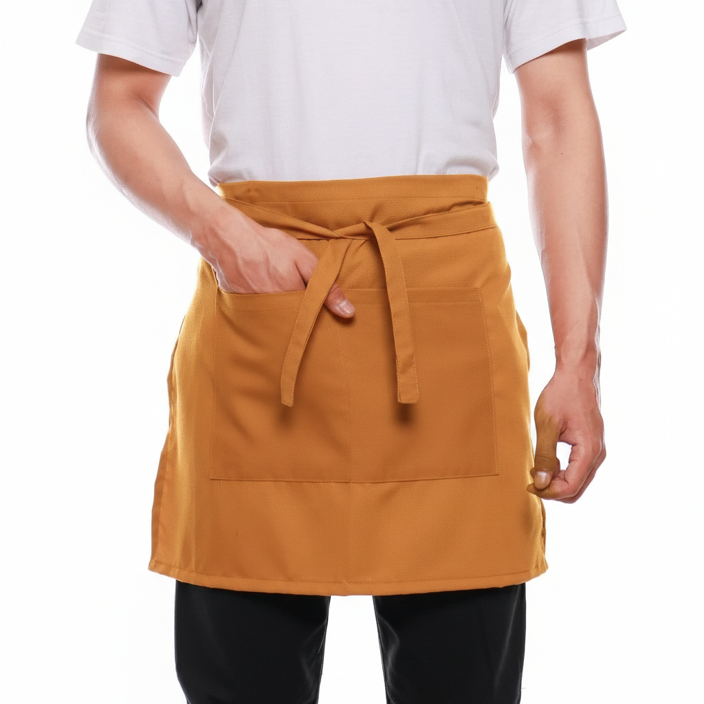 Aproncelemek waiters apron waiters celemek pelengkap masak celemek setengah badan celemek pabrik uda