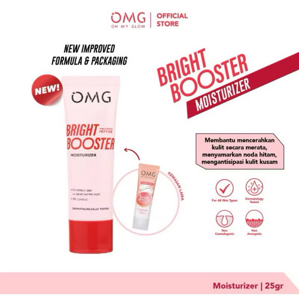 OMG moisturizer bright booster 25gr