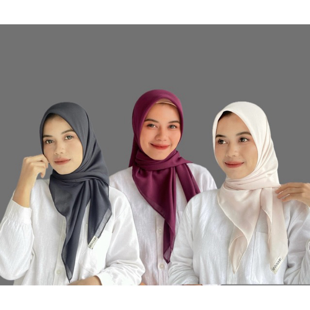 Hijab Voal Premium/Hijab Voal segi empat/Hijab Voal