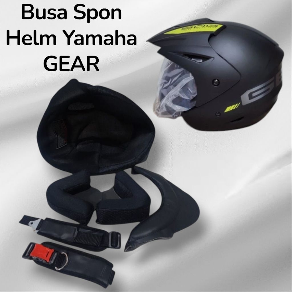 Busa Helm Yamaha GEAR Spon Fullset helm Yamaha Gear Dan Tali