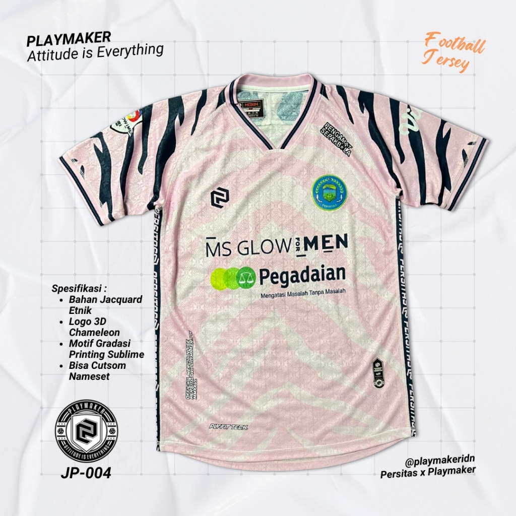 Jersey Persitas Tasikmalaya Kiper Home 2001 by Playmaker - Bahan Jacquard Etnik