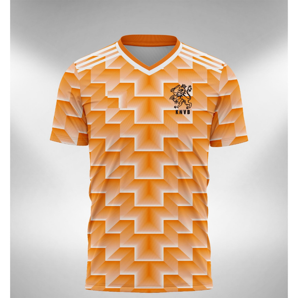 Jersey Belanda Home 1988 Full Printing