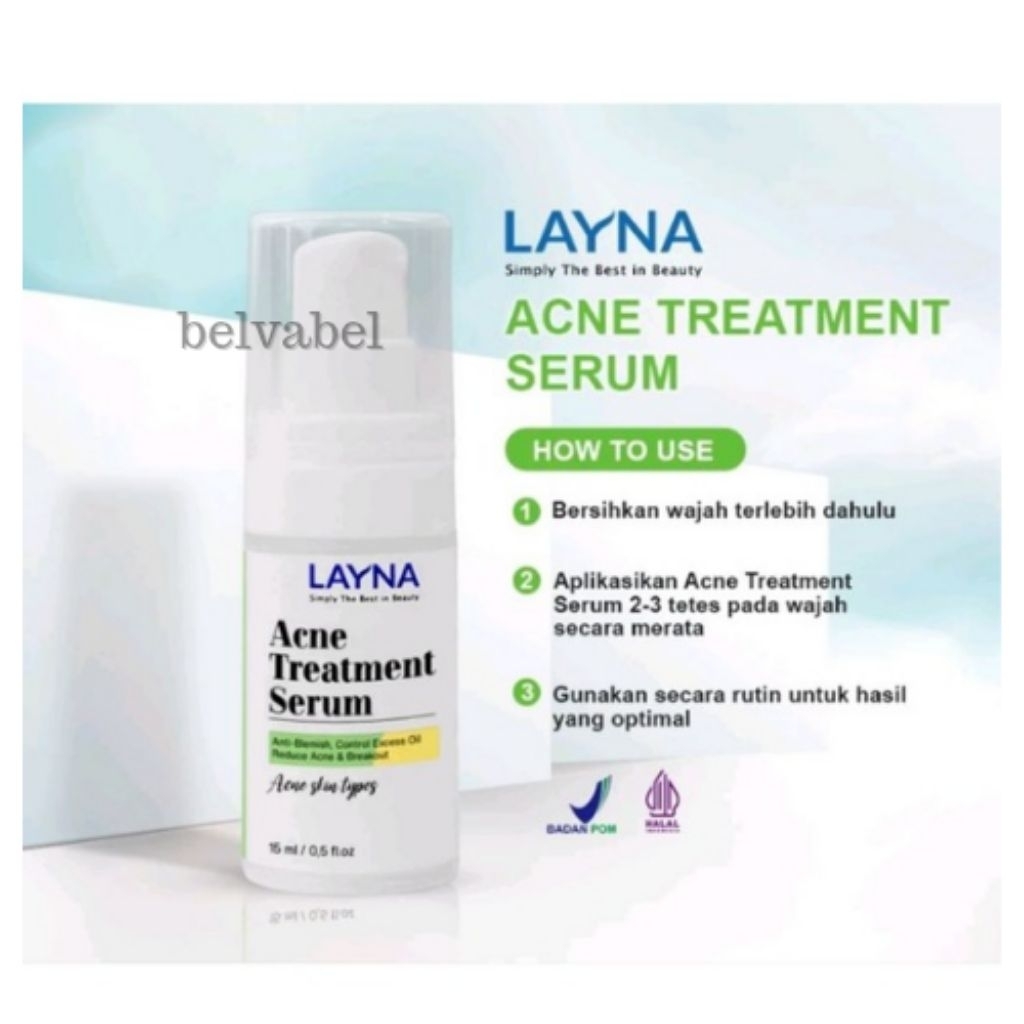 ACNE TREAT SERUM , SERUM BIO ACNE LAYNA, SERUM JERAWAT AMPUH