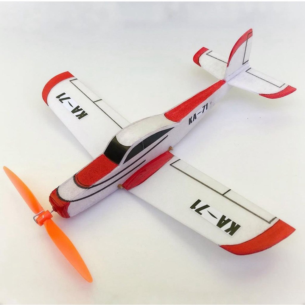 PESAWAT TENAGA KARET KA71 Siap Terbang