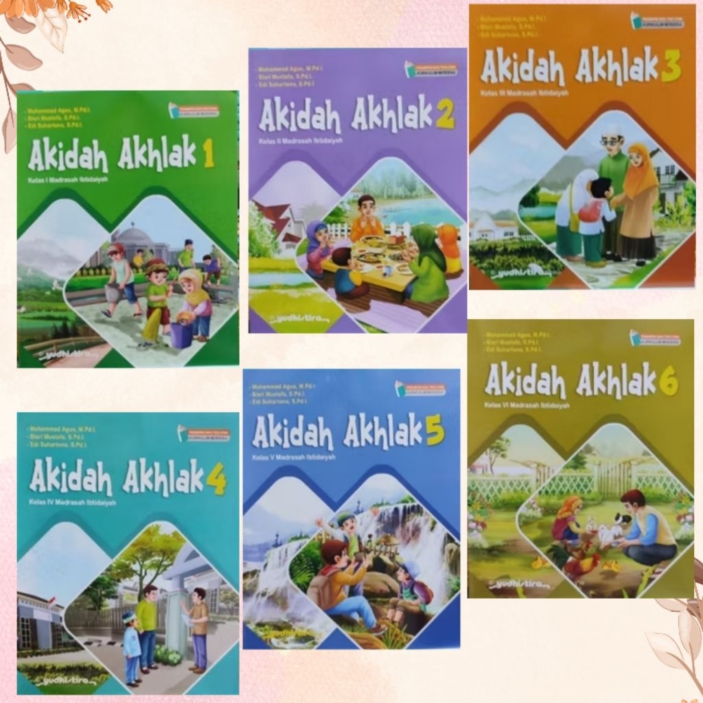 Buku Akidah Akhlak MI kelas 1-6 Kurikulum Merdeka Yudhistira