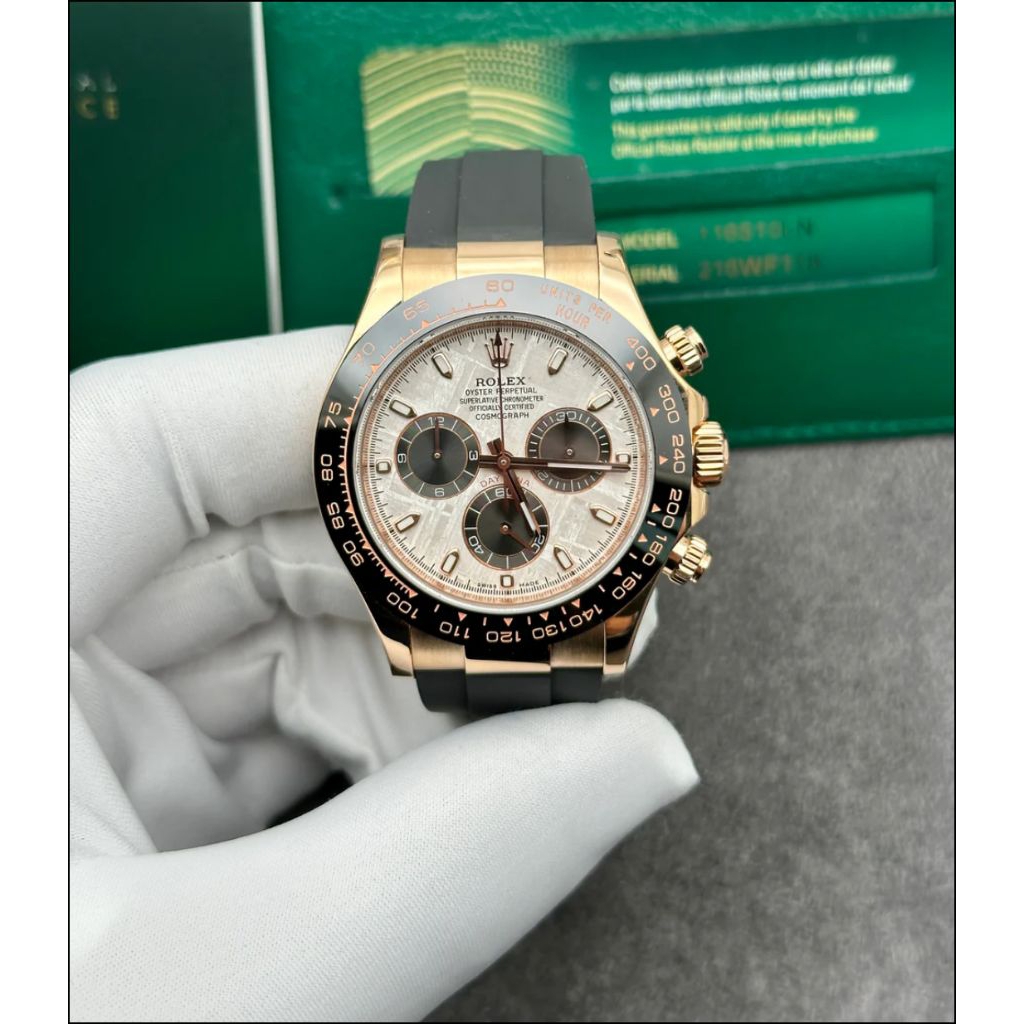 JAM TANGAN RLX DAYTON COSMOGRAPH ROSE DM 40MM