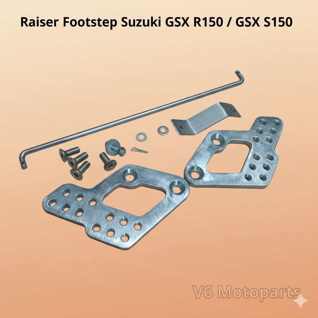 Raiser Footstep Suzuki GSX R150 Silver