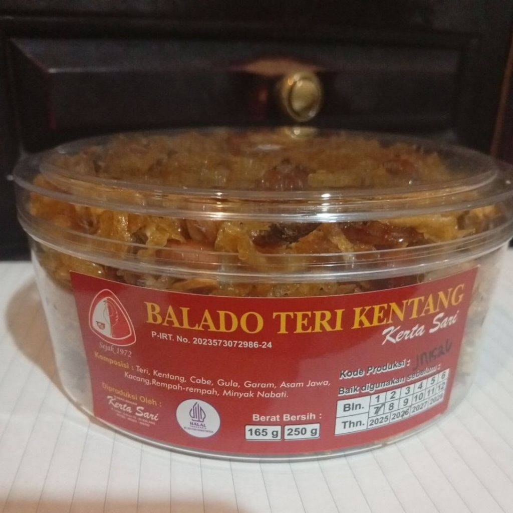 Balado teri kentang