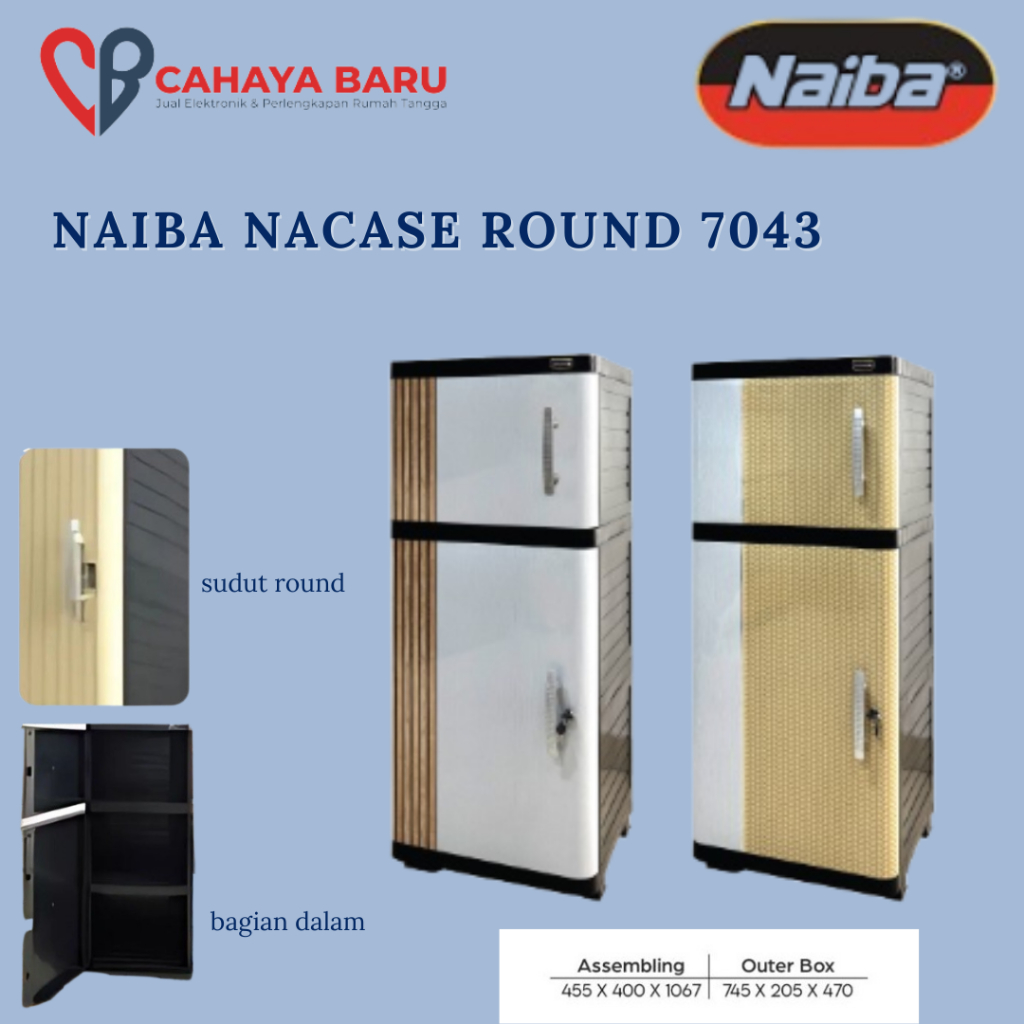 NAIBA NACASE ROUND 7043 - LEMARI