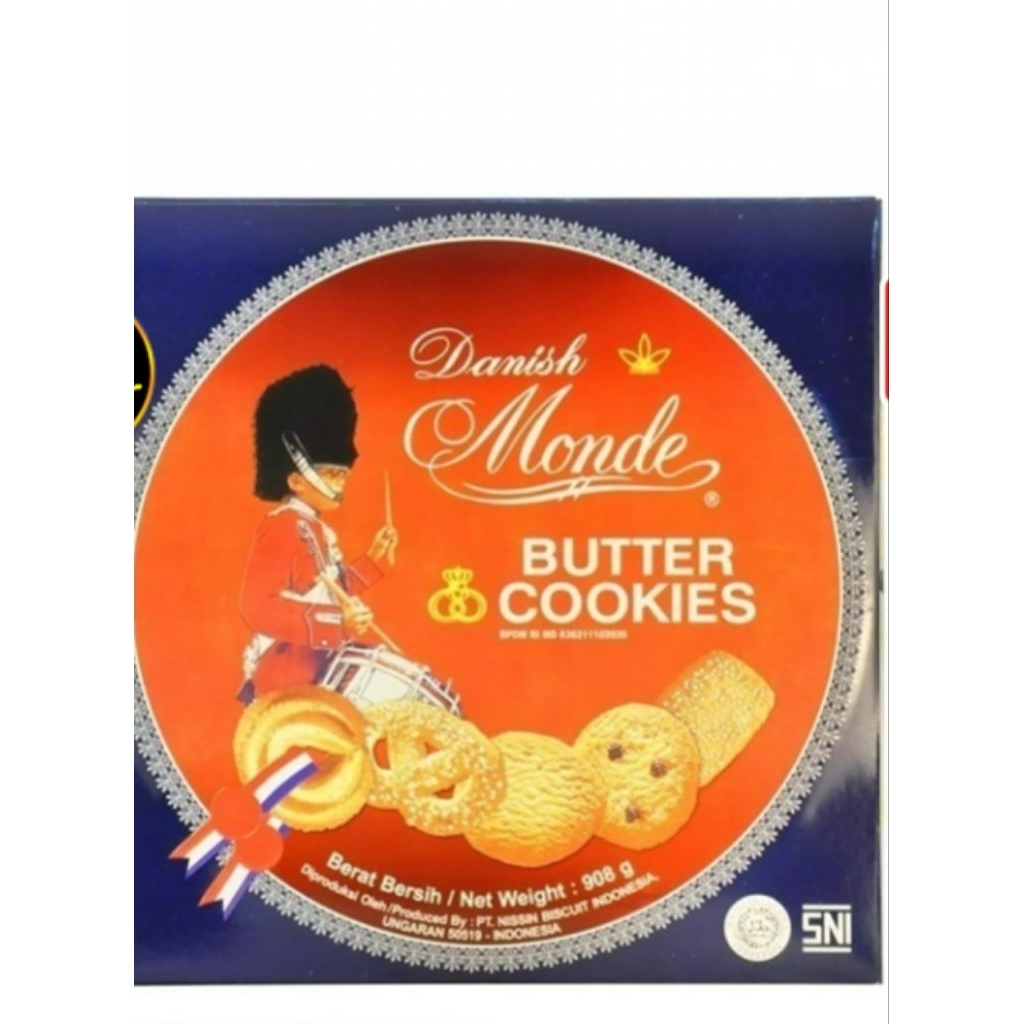 Monde Biscuit Butter Cookies Kaleng 908 g