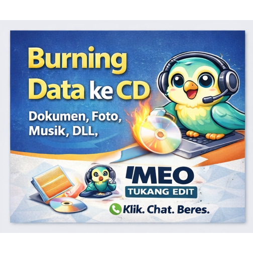 Burning Data Skripsi, Tugas Akhir dll ke CD