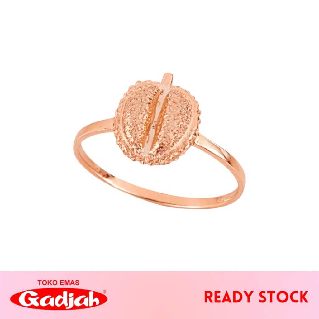 Cincin Emas Durian Ring Polos  - Toko Emas Gadjah