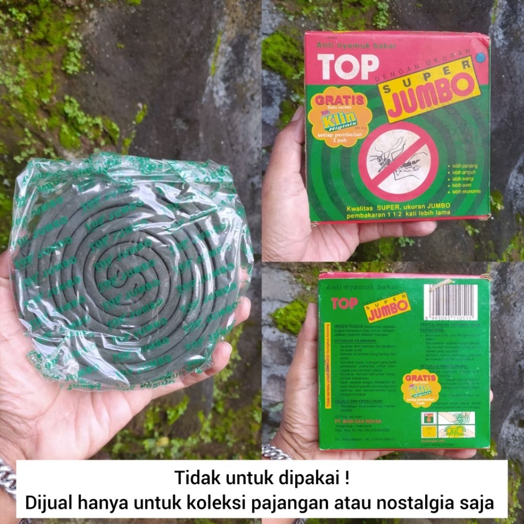 [ KOLEKSI PRODUK JADUL ] OBAT NYAMUK TOP JUMBO TAHUN 2004 HANYA UNTUK PAJANGAN SAJA