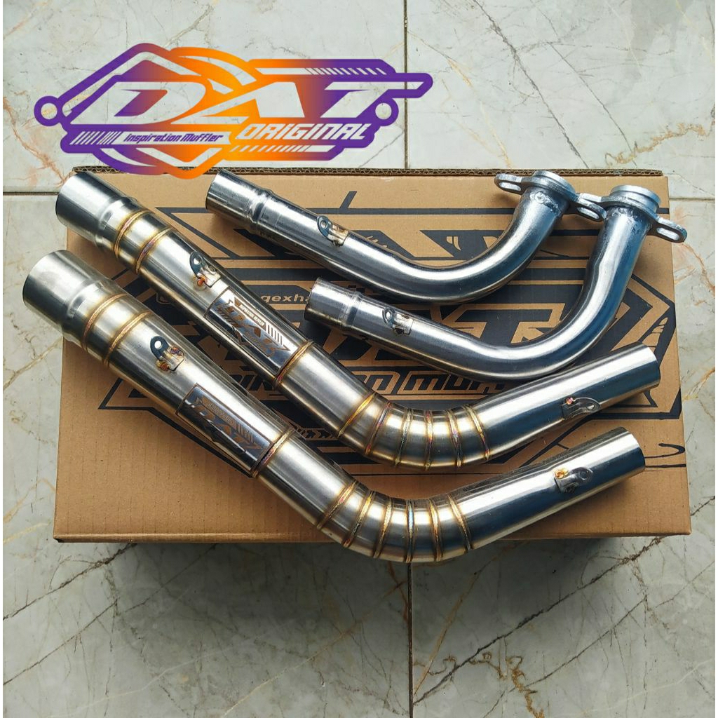 leheran knalpot motor model varkey style vario, aerox, beat