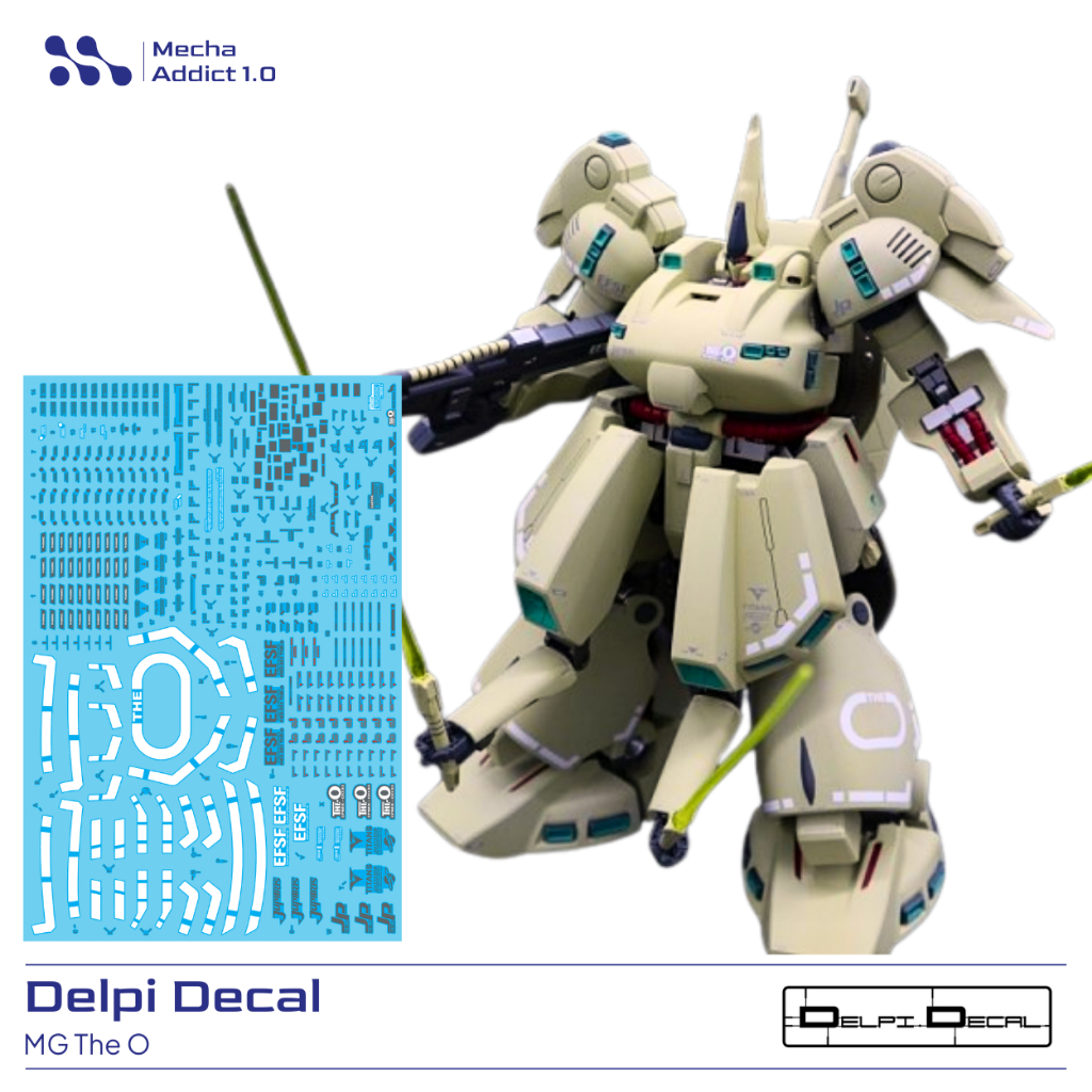 Water Slide Decal MG The O by DELPI