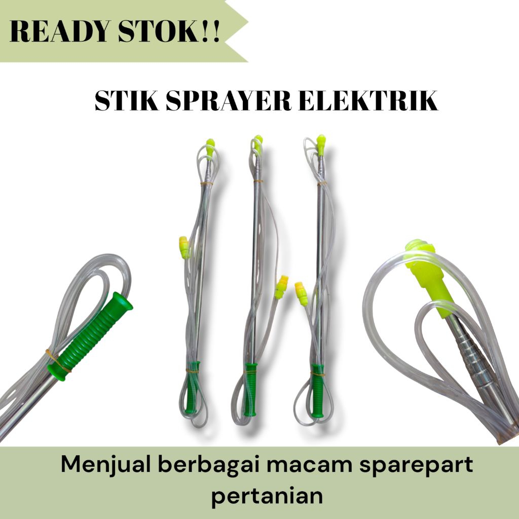 STIK SPRAYER PANJANG ELEKTRIK 3,6 METER | STIK TELESKOP PANJANG