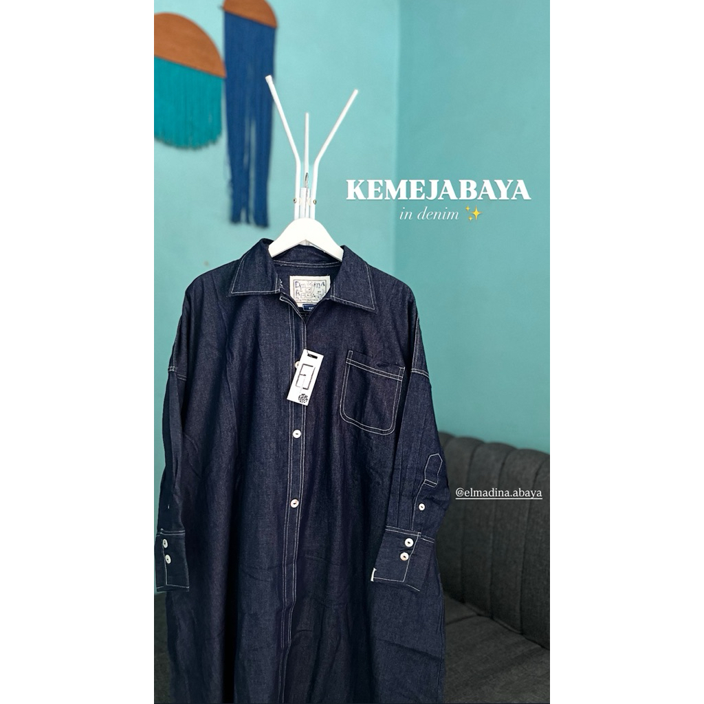 PRELOVED KEMEJABAYA DENIM ELMADINA
