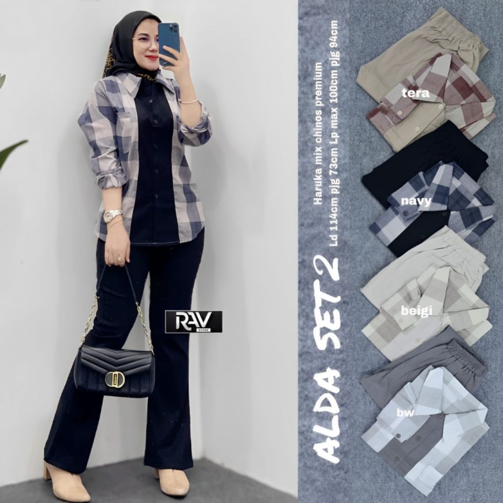 Setelan Wanita Vitra Set / Alda Set/ Dea Set / Amour Set / Kinasih Set / Setelan Cutbray