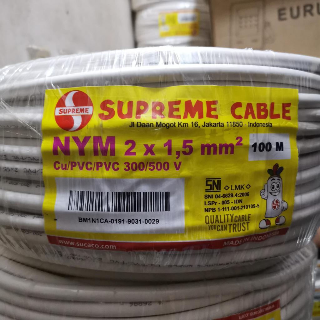 Kabel NYM 2x1,5x100 Meter Supreme