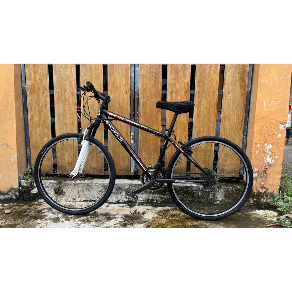 Sepeda Gunung MTB Wim Cycle Road Champ RS Hitam UK 26 Normal