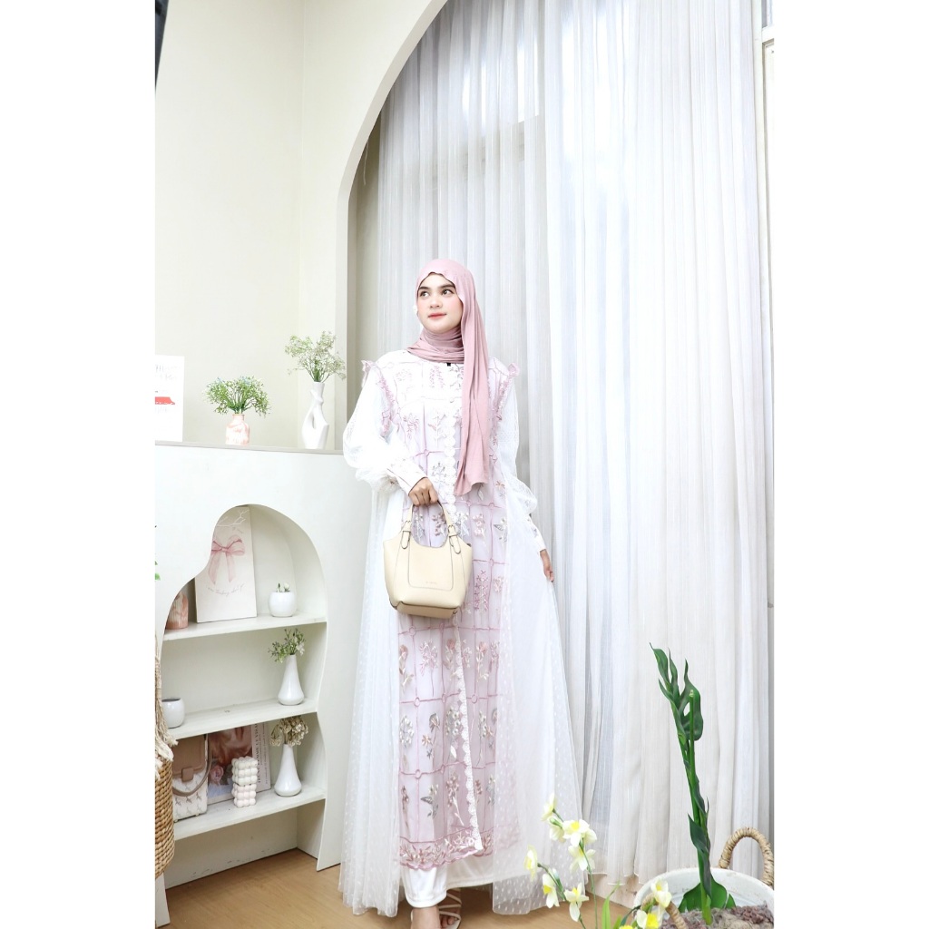 Camalla—Madamemalla Gesha PO 1821 Gamis Brukat Fashion Muslim 080126
