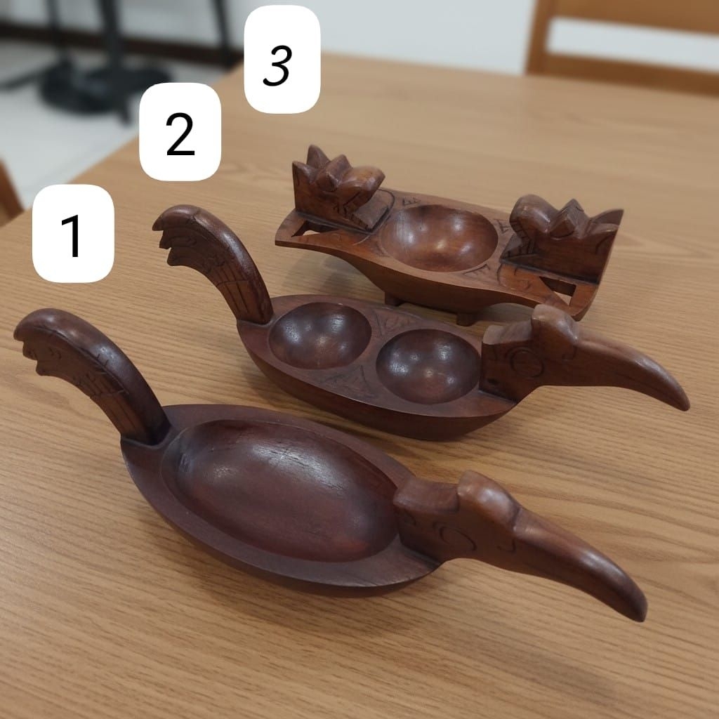 KERAJINAN KAYU ULIN KHAS KALIMANTAN - ASBAK KAYU ULIN KHAS KALIMANTAN - ASBAK KAYU ULIN