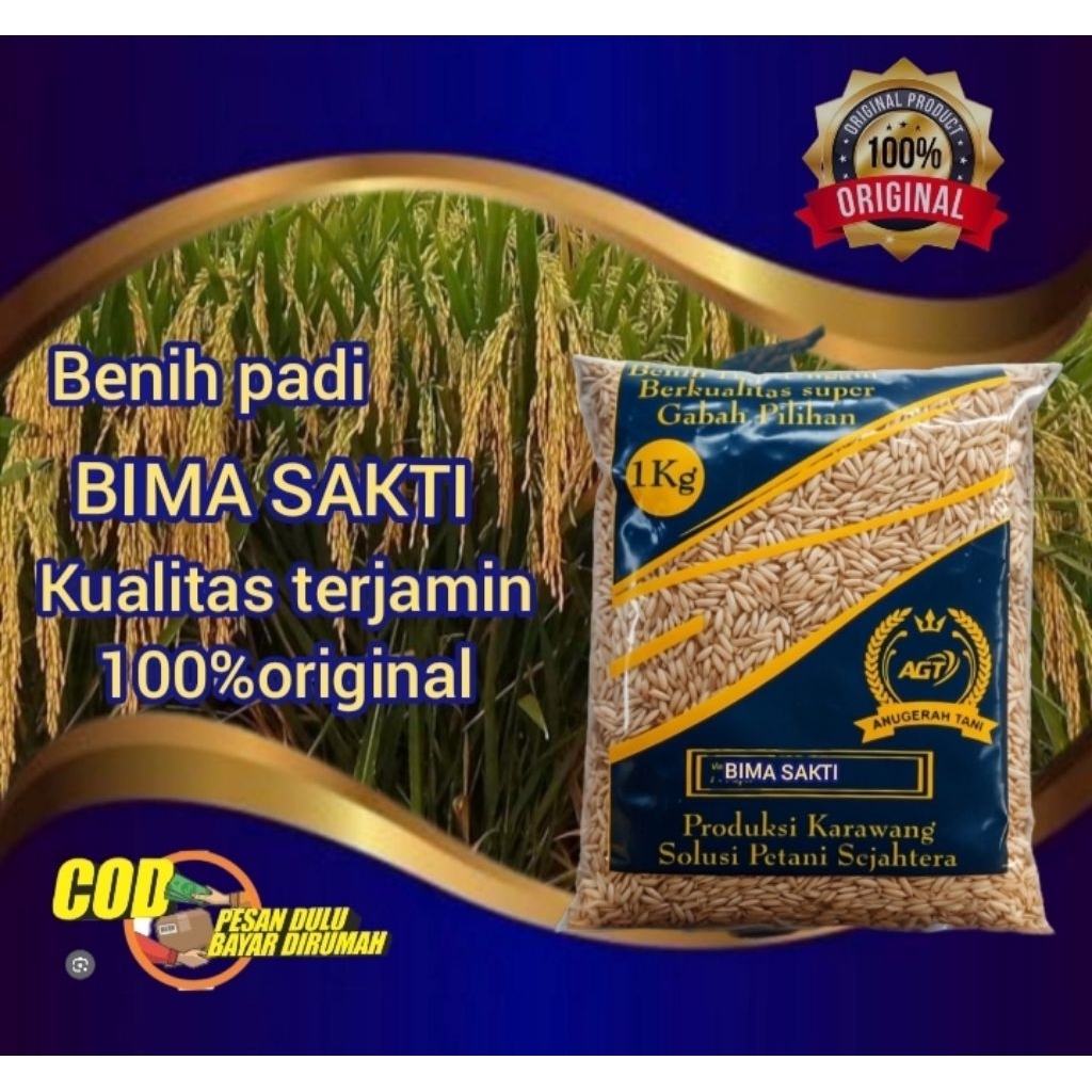 Benih padi BIMA SAKTI kemasan 1kg