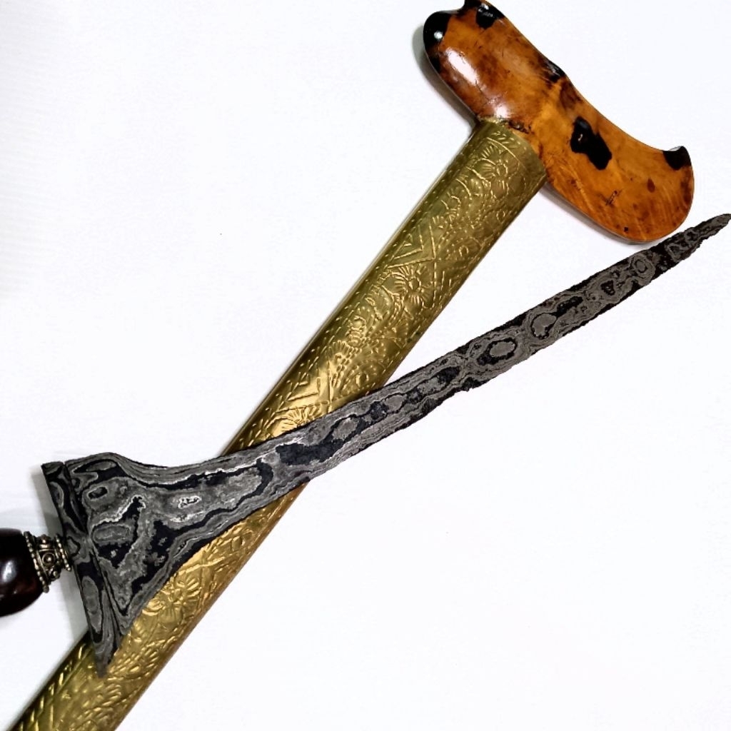 keris sepuh brojol pamor sumur bandung | Keris sepuh kerejekian, pamor meteorit warangka kayu timoho