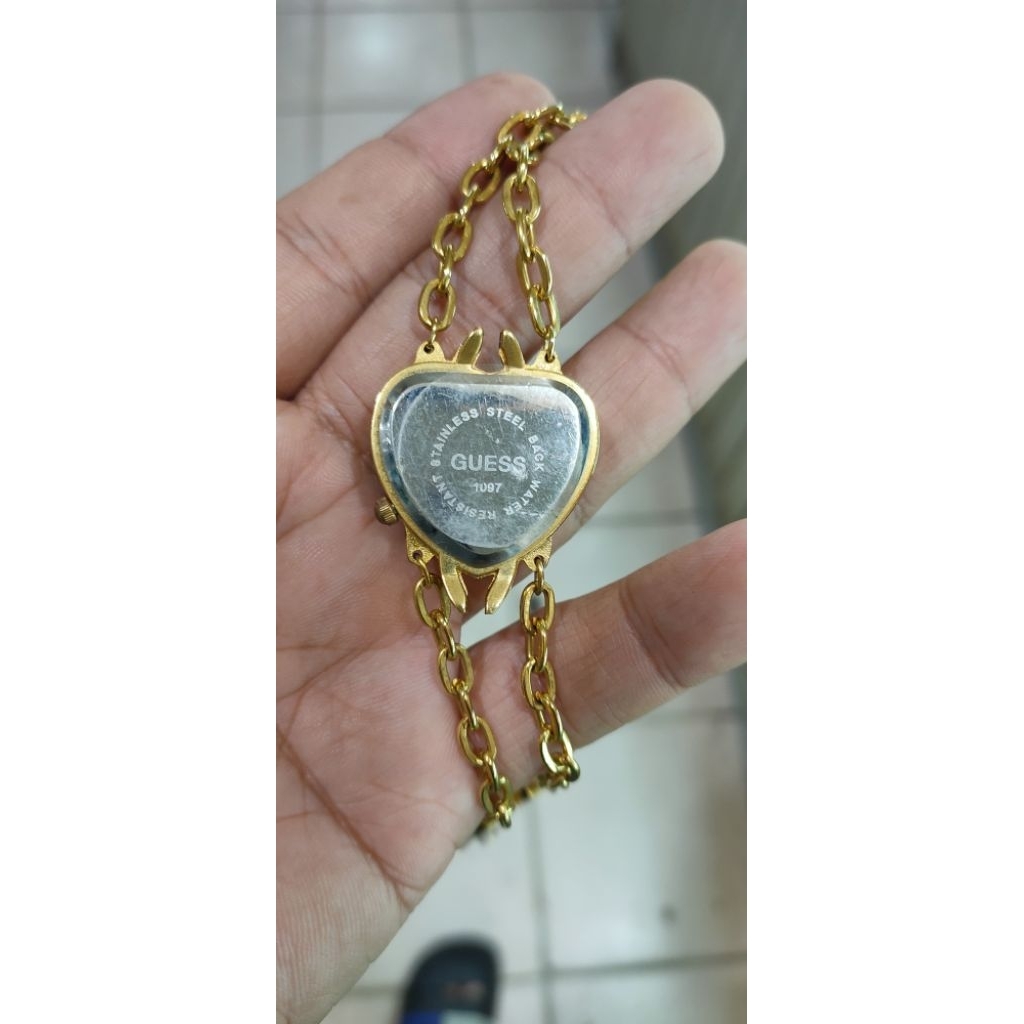 jam tangan wanita gold fashionable anti karat anti luntur es