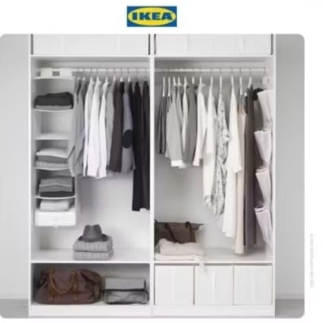 Ikea SKUBB, penyimpanan lemari baju gantung