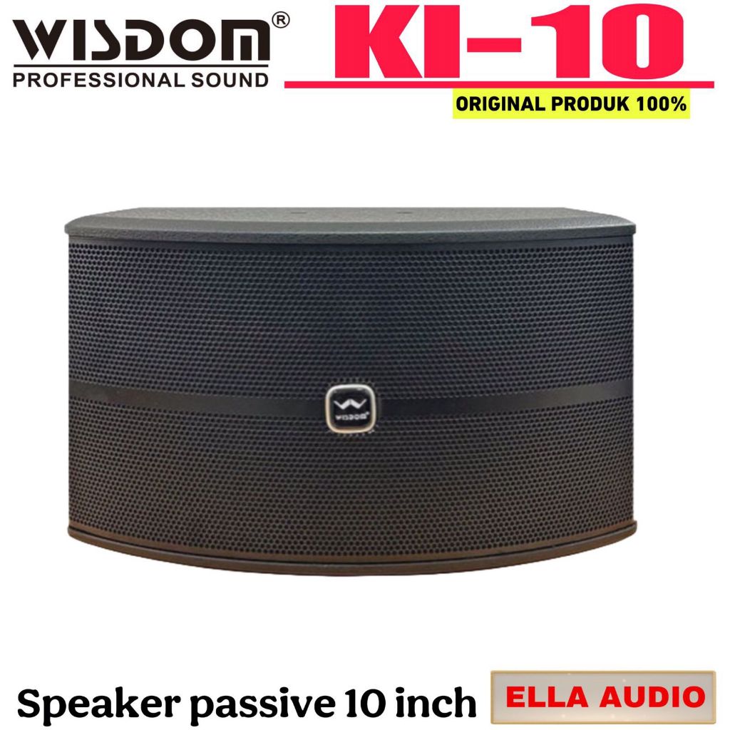 Wisdom KI10 Speaker Pasif 10′ Inch Karaoke Ki10 KI-10