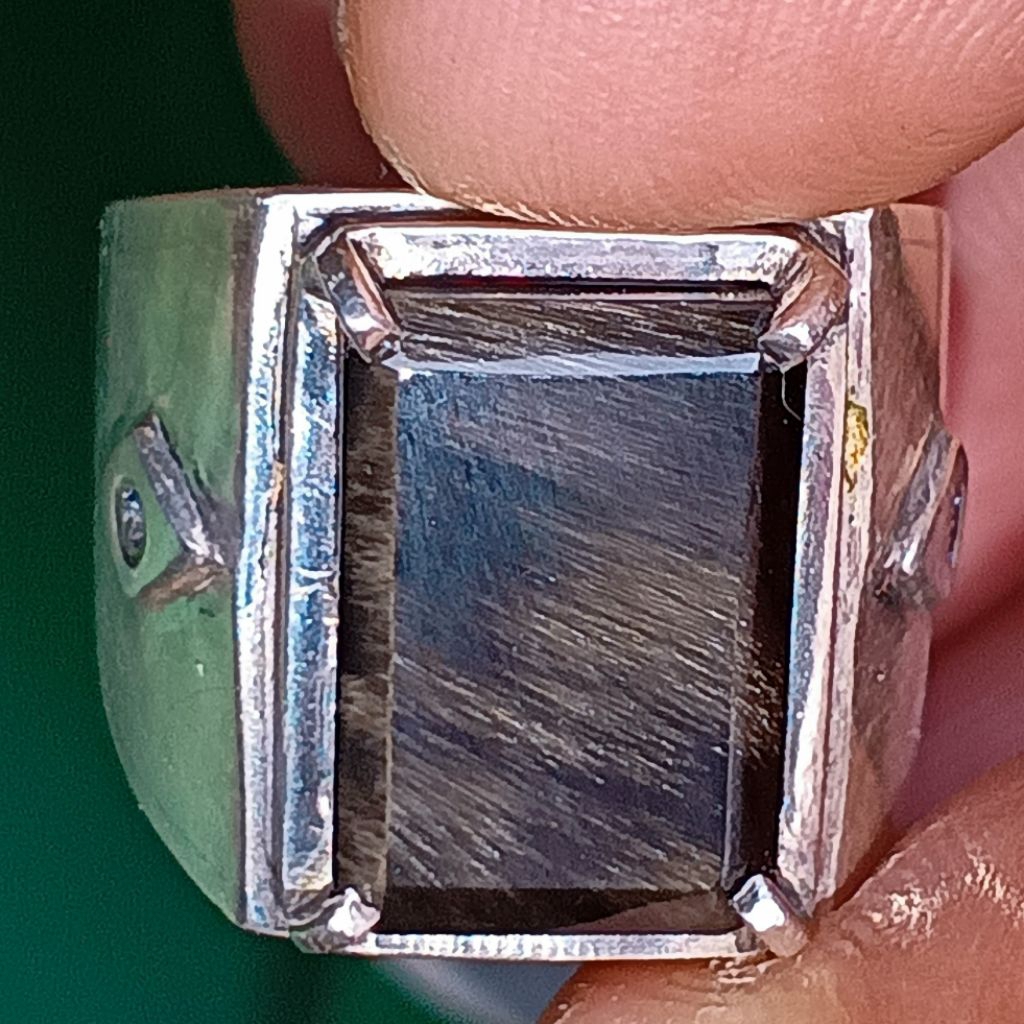 batu bml basaltic ring perak sn34