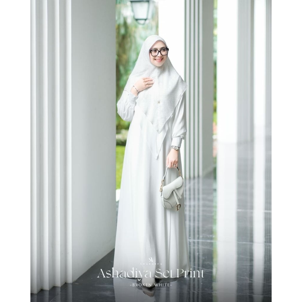 SHARAREA/Ashadiya set khimar by Shararea/Set khimar/Set terbaru/Set premium