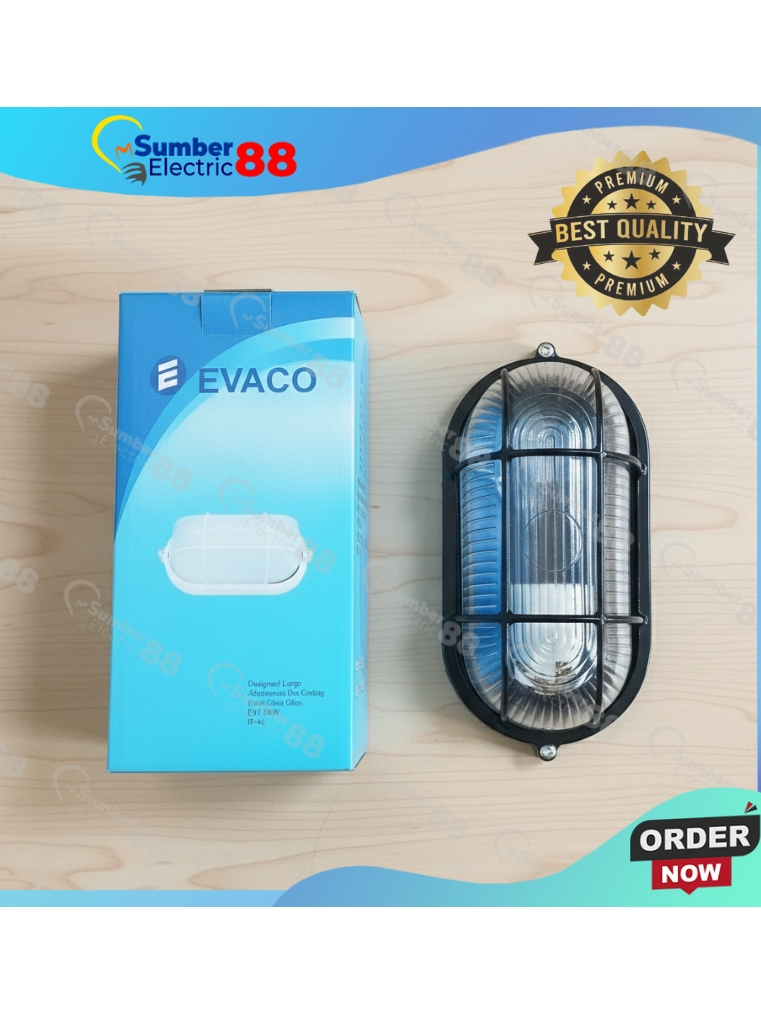 LAMPU DINDING HIAS WATERPROOF OUTDOOR ANTI AIR EVACO LAMPU KAPAL ANTI AIR