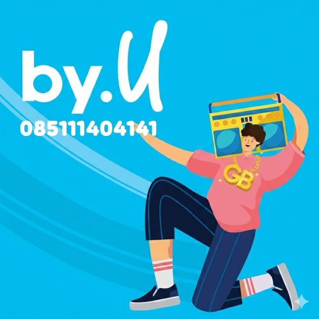 Kartu Perdana Telkomsel byU cantik - Nomor byU Rapi Cantik