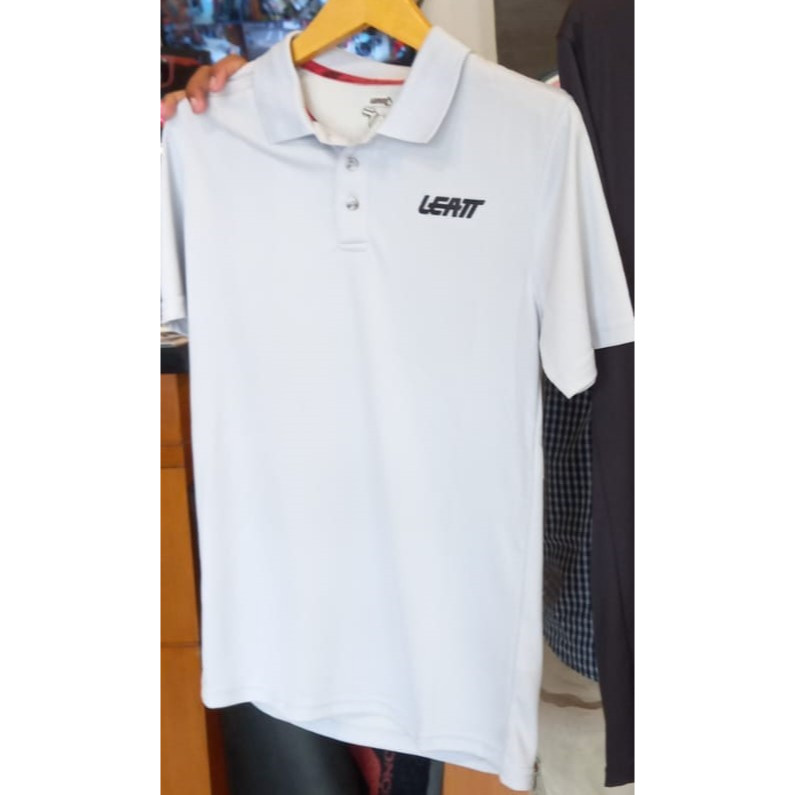 POLO SHIRT TEAMM LEATT JERSEY MTB LEATT POLO JERSEY SEPEDA LEATT POLO