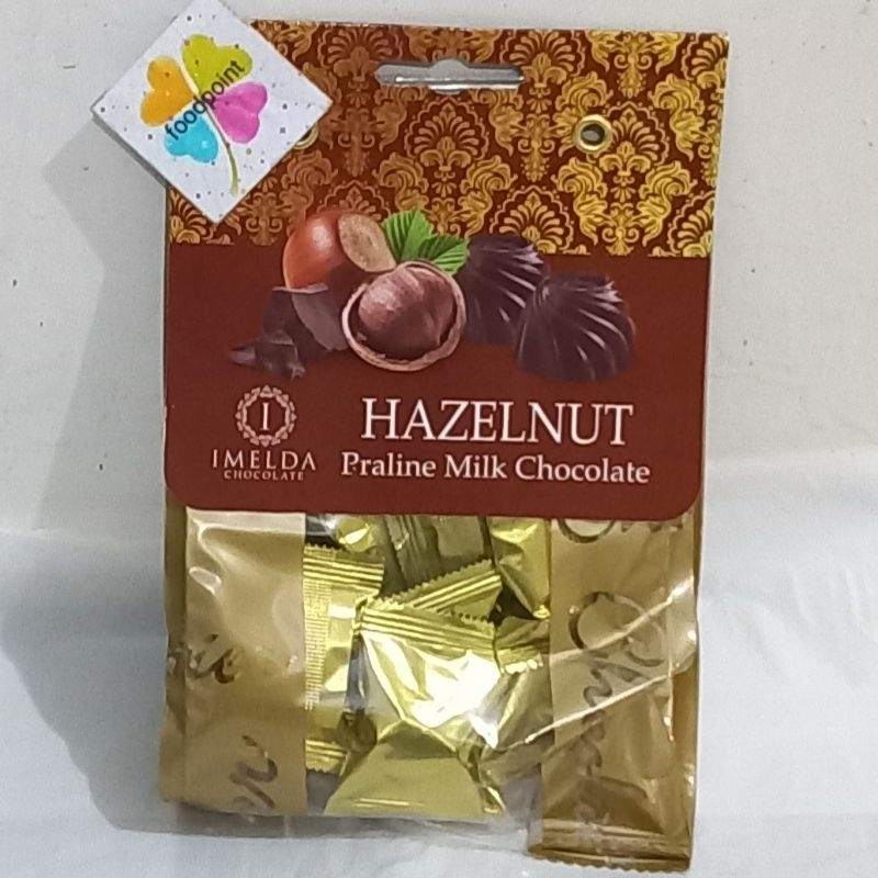 Imelda Hazelnut Praline Milk Chocolate Coklat Halal Premium Malaysia