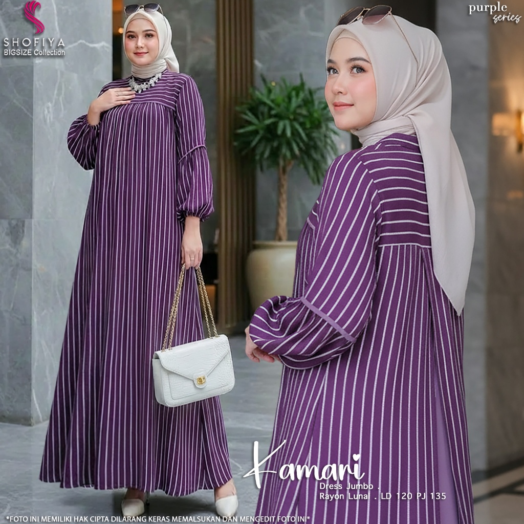 SHOFIYA OFFICIAL STORE KAMARI JUMBO LD 120 #11 #13 DRESS WANITA MUSLIM TERBARU