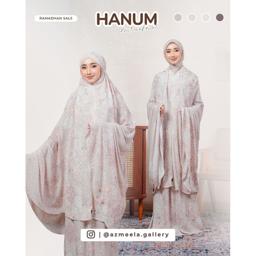 Hanum two in one Mukena by Azmeela