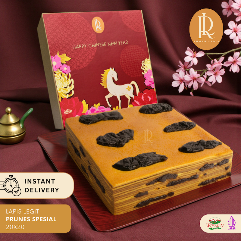[IMLEK] LAPIS LEGIT WISMAN PRUNES – SPECIAL – 20x20 CM – HALAL – RUMAH LAPIS