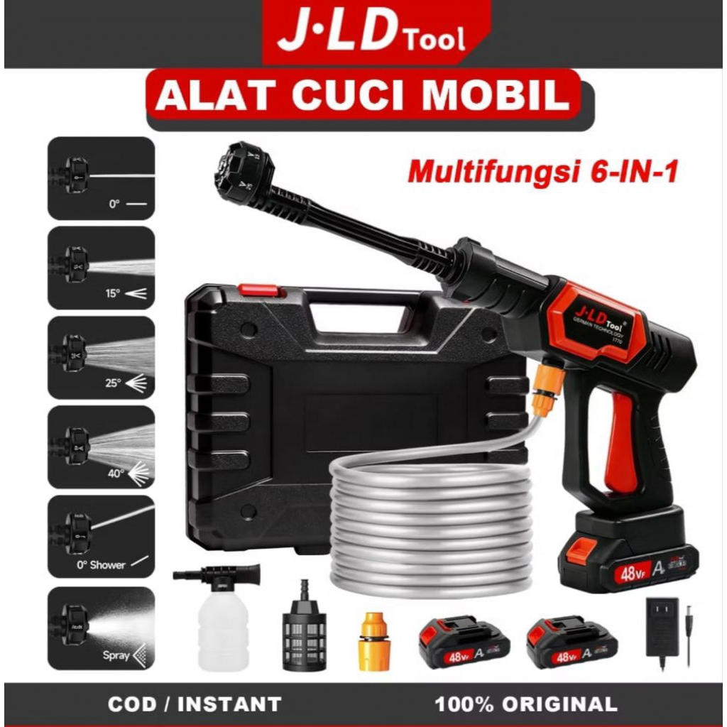 JET CLEANER CORDLESS/MESIN CUCI MOTOR DAN MOBIL BATERAI/MESIN CUCI AC BATERAI