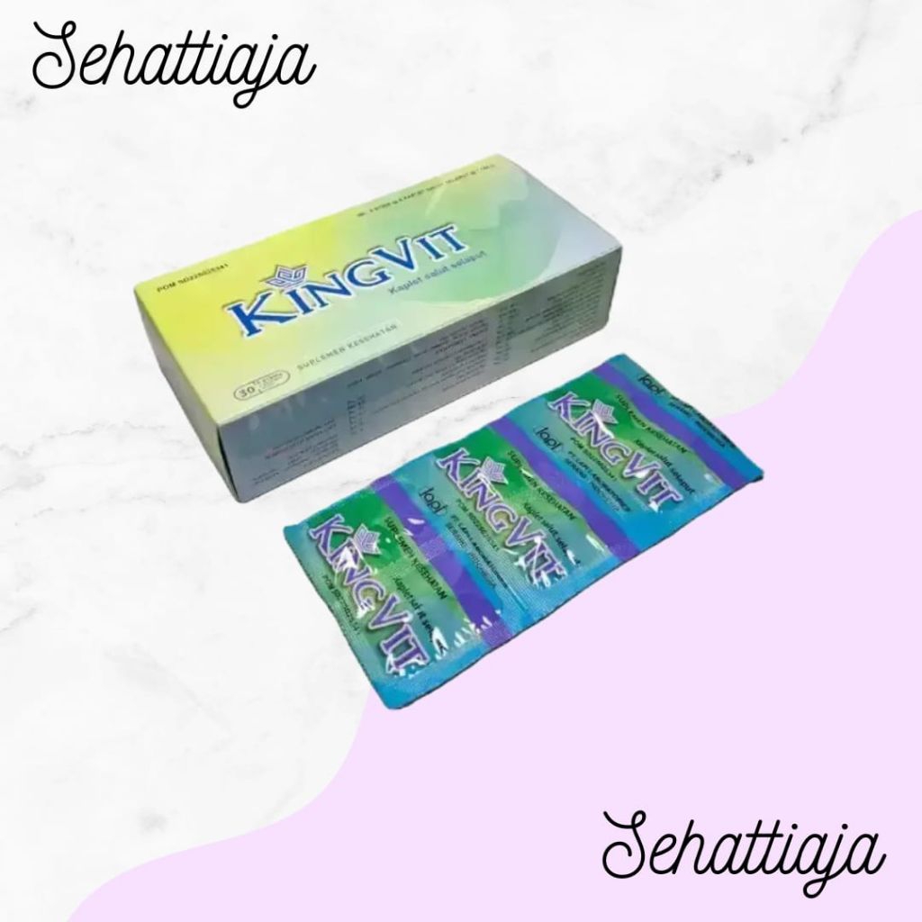 Suplemen Kesehatan Pria Kingvit - Membantu Kebutuhan Mikronutrien, Membantu Stamina, Membantu Kekeba