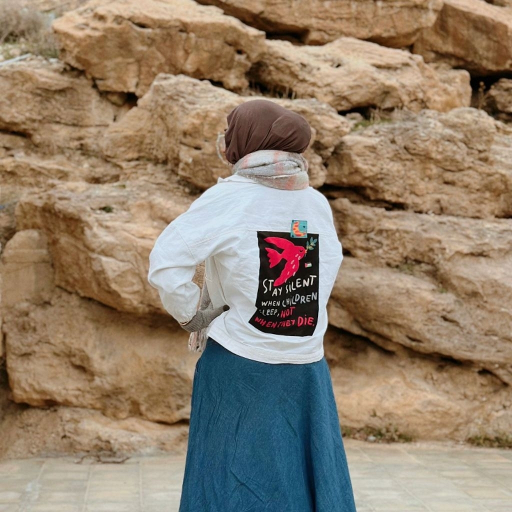 Juno Palestine Jacket Denim Chikigo