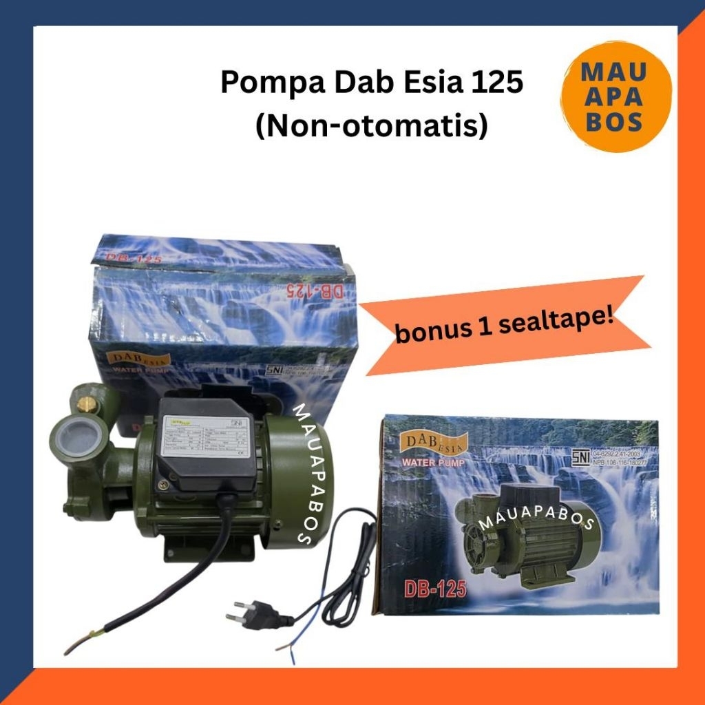 Pompa Air Dab DB 125 / Pompa Air Murah Dab Esia DB 125