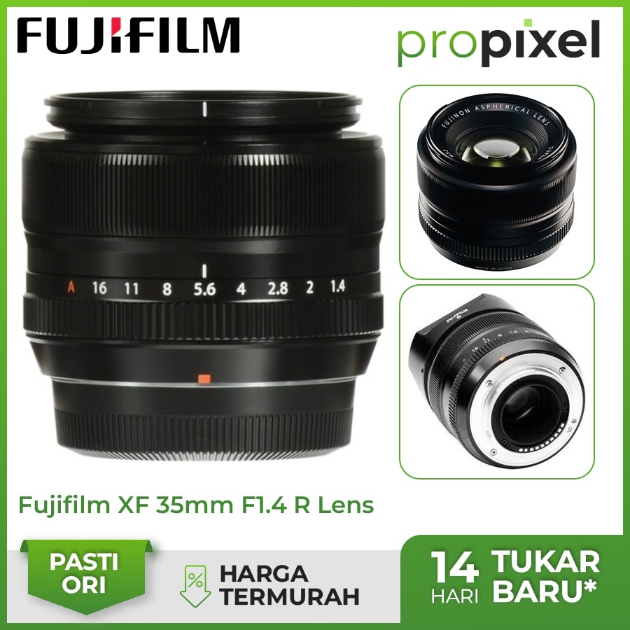 Fujifilm XF 35mm f1.4 R Fujinon XF35mm f/1.4 R Fuji Garansi Resmi