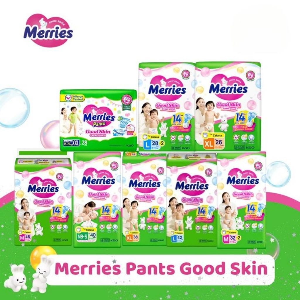 Merries RENCENG NB M | L | XL 1 RENCENG ISI 6 PCS